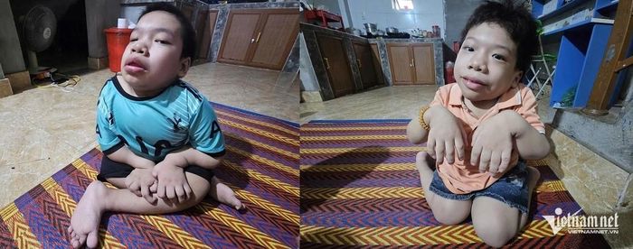Hoà và Hân hiện vẫn còn ngồi được. Ảnh: Hải Sâm