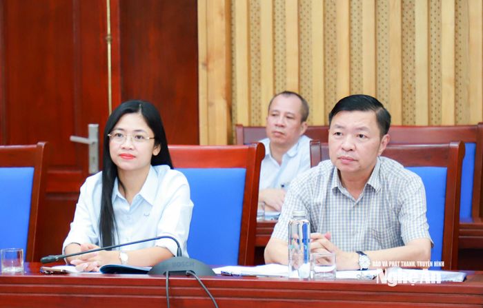 Các đại biểu dự cuộc làm việc. Ảnh: Thành Duy