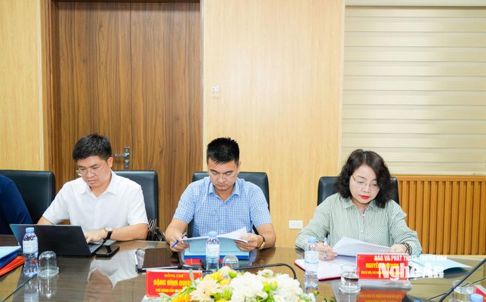 Các đại biểu tham dự cuộc làm việc. Ảnh: TL