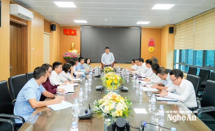 Quang cảnh cuộc làm việc. Ảnh: TL