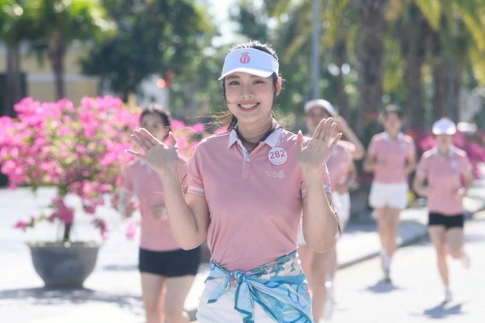 Nguyễn Bùi Mai Linh trong một hoạt động của cuộc thi Hoa hậu Việt Nam 2026.