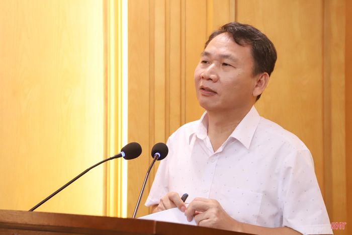 Chi cục trưởng Chi cục Thủy lợi Trần Đức Thịnh cảnh báo diễn biến, nguy cơ và công tác phòng ngừa thiên tai trong thời gian tới,