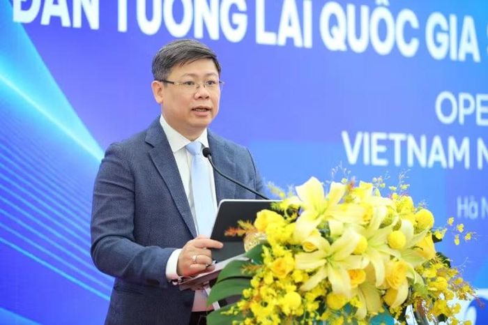 PGS.TS Hoàng Hữu Hạnh, Phó Cục trưởng Cục Chuyển đổi số Quốc gia nhấn mạnh vai trò của công nghệ, đổi mới sáng tạo trong chuyển hóa tài nguyên văn hóa thành năng lực cạnh tranh quốc gia. (Ảnh: CTV/Vietnam+)
