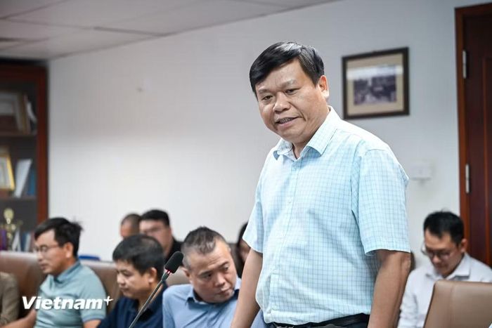 Ông Trần Lê Phong, Phó Giám đốc Hạ tầng Viettel Hà Nội. (Ảnh: Minh Sơn/Vietnam+)