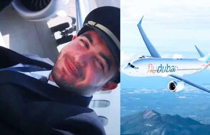 Cơ phó Hamam al-Hammami, người Oman, bị cáo buộc tìm cách chiếm quyền điều khiển máy bay Flydubai. Ảnh chụp màn hình: NDTV