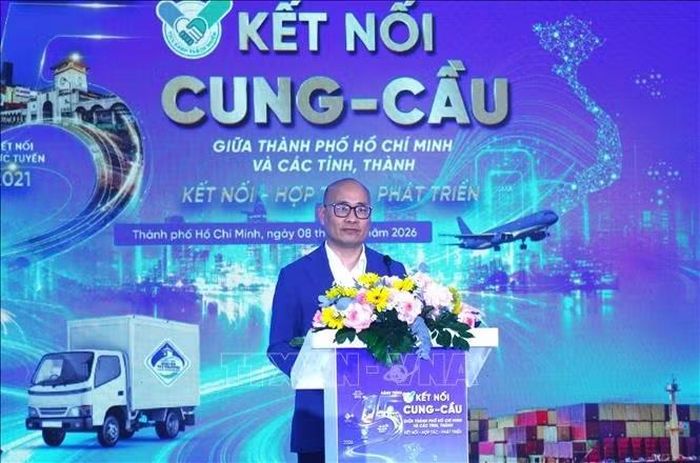 Ông Lương Hoàng Thái, Thứ trưởng Bộ Công Thương phát biểu tại Lễ khai mạc chương trình.