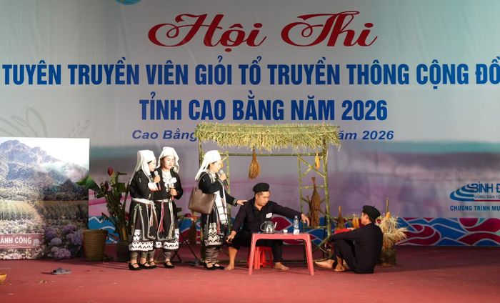 Tiểu phẩm "Chung một tấm lòng" của Tổ truyền thông cộng đồng xã Thành Công.