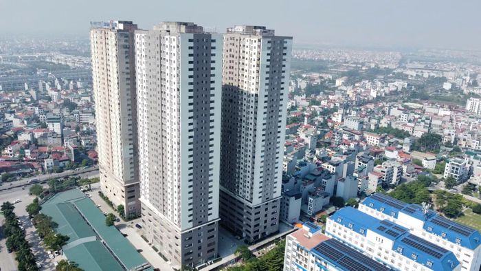 Dự án New City nằm trên trục đường 32, khu vực Lai Xá, xã Hoài Đức, Hà Nội. Dự án này gồm 4 tòa nhà (A1.1, A1.2, A2 và A3) cao 35 tầng, với tổng cộng 1.496 căn hộ.
