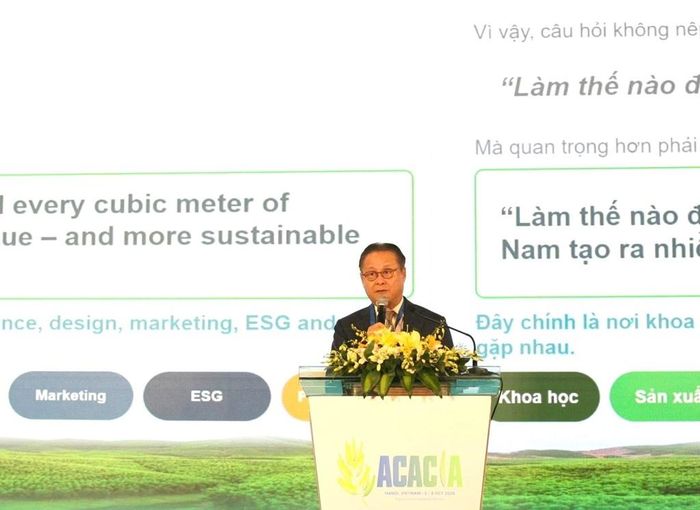 ông Nguyễn Quốc Khanh, Chủ tịch Hiệp hội Gỗ và Lâm sản Việt Nam (VIFOREST). Ảnh: Bích Hồng/Bnews.vnanet.vn