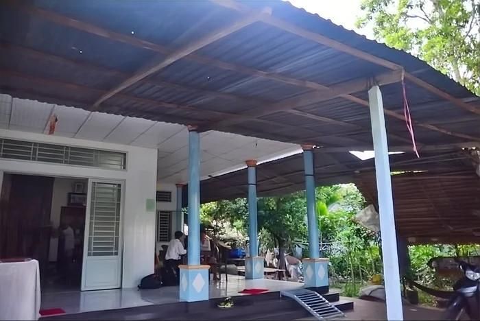 Căn nhà ở quê của Ánh Viên.