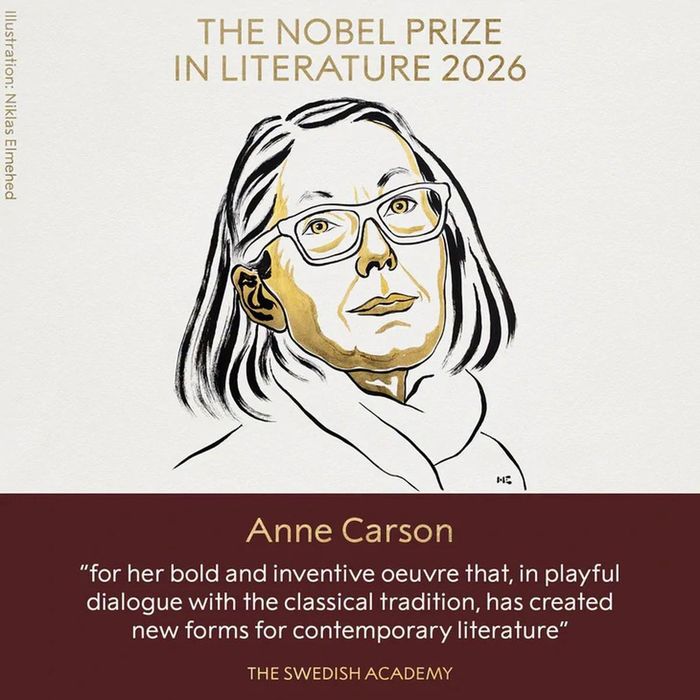 Giải Nobel Văn học 2026 được trao cho nhà thơ Anne Carson đoạt 