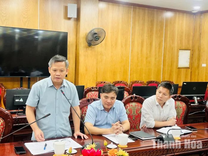 Đại biểu phát biểu tại hội nghị.
