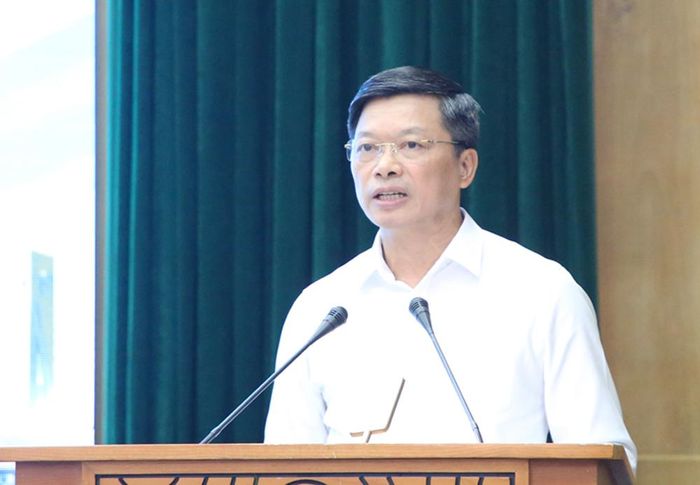  Phó Chủ tịch UBND thành phố Đào Quang Khải phát biểu. 