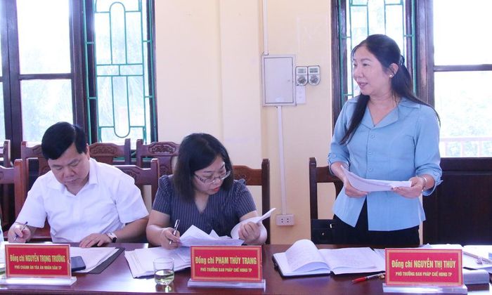  Thành viên Tổ giám sát nêu ý kiến. 