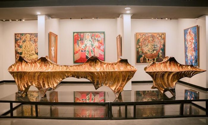  Không gian trưng bày các tác phẩm tại triển lãm Kinh Bắc Art 2026 