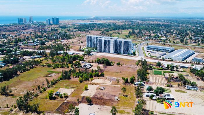 Một góc dự án Khu nghỉ dưỡng Nam Hội An thuộc địa bàn xã Duy Nghĩa. Ảnh: QUỐC TUẤN