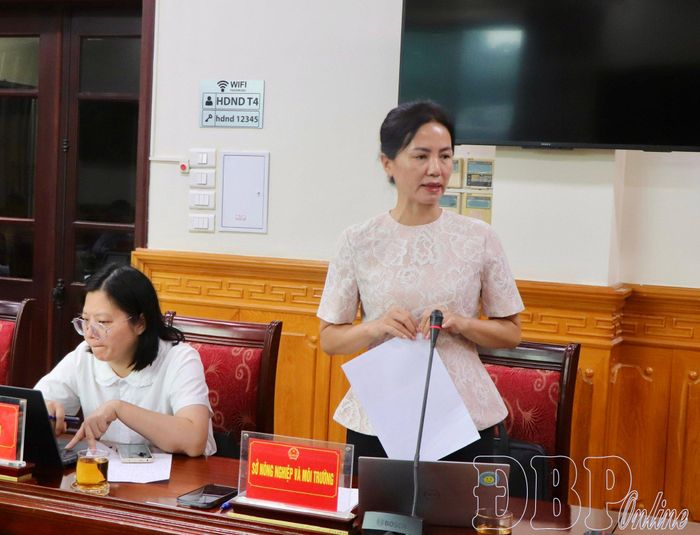 Lãnh đạo Sở Nông nghiệp và Môi trường tham gia ý kiến vào Luật sửa đổi, bổ sung một số điều của Luật Bảo vệ môi trường.
