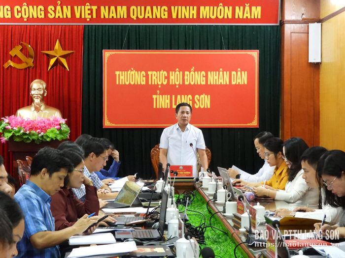 Đồng chí Nguyễn Văn Trường, Phó Chủ tịch HĐND tỉnh phát biểu kết luận