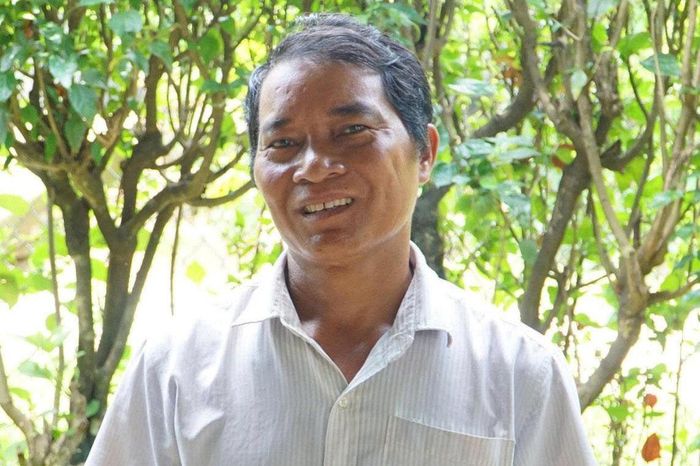 Già làng Huỳnh Văn Ru, thôn Đồng Me, xã Tánh Linh