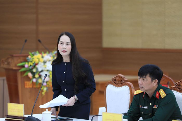 Phó Giám đốc Sở Văn hóa, Thể thao và Du lịch Lâm Đồng Nguyễn Thị Bích Ngọc thông tin về công tác chuẩn bị Festival hoa Đà Lạt