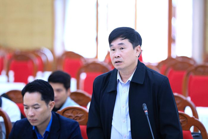 Nhà báo Chu Quốc Hùng, Trưởng cơ quan Thông tấn xã Việt Nam tại Lâm Đồng trao đổi về thông tin điều chỉnh địa giới hành chính khu vực phía Nam tỉnh