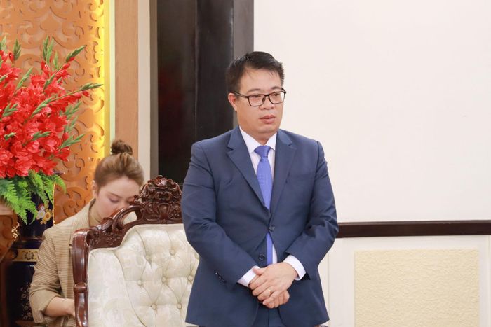 Phó Chủ tịch UBND tỉnh Lâm Đồng Nguyễn Ngọc Phúc phát biểu tại buổi làm việc
