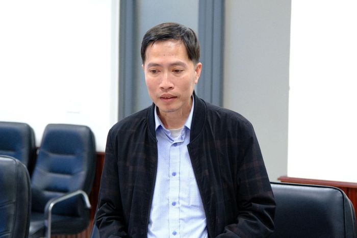 Ông Nguyễn Minh Cang, Phó Giám đốc phụ trách Trung tâm Thông tin và Hội nghị, Văn phòng UBND tỉnh phát biểu tại hội nghị
