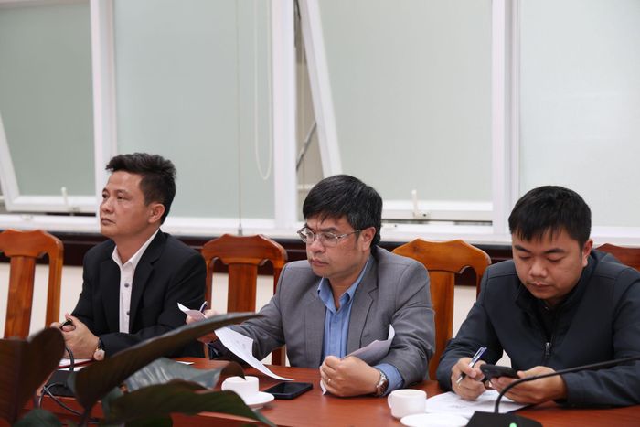 Đại diện sở, ngành, địa phương tham dự cuộc họp