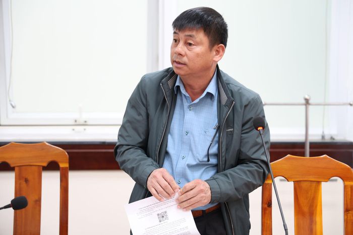 Đại diện phường Lang Biang - Đà Lạt báo cáo về kế hoạch tham gia