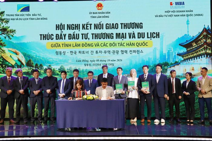 Doanh nghiệp tỉnh Lâm Đồng và doanh nghiệp Hàn Quốc ký kết các bản hợp tác trên nhiều lĩnh vực trong thời gian tới