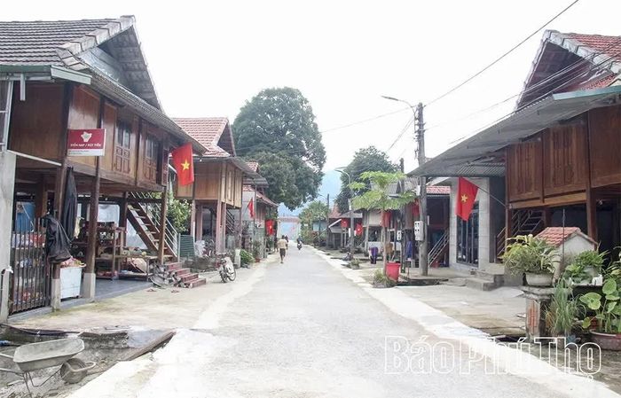 Các khu dân cư được quy hoạch bài bản đã góp phần nâng cao chất lượng sống cho người dân xã Mai Châu.