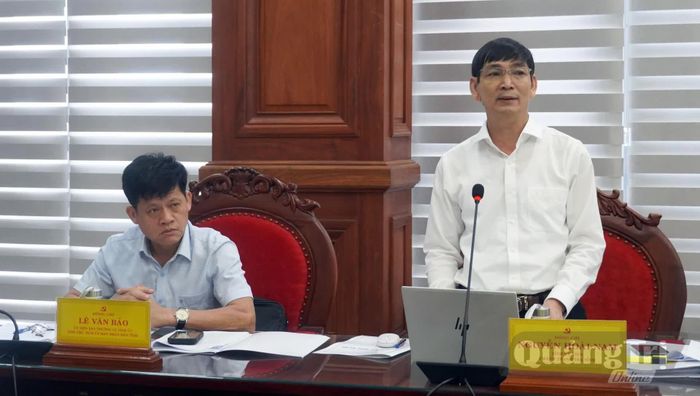 Đại diện lãnh đạo các sở, ngành thảo luận tại buổi làm việc - Ảnh: N.M