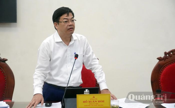 Đại diện lãnh đạo các sở, ngành thảo luận tại buổi làm việc - Ảnh: N.M