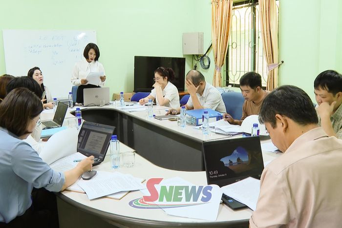 Đoàn Kiểm tra thông qua biên bản làm việc.