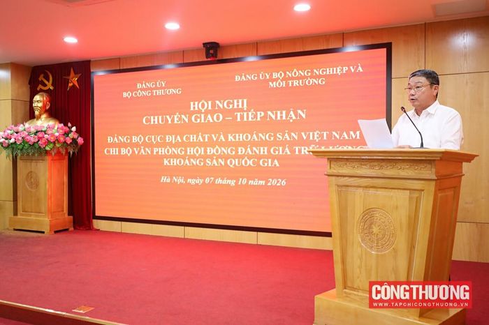 Đồng chí Trần Bình Trọng, Bí thư Đảng ủy, Cục trưởng Cục Địa chất và Khoáng sản Việt Nam