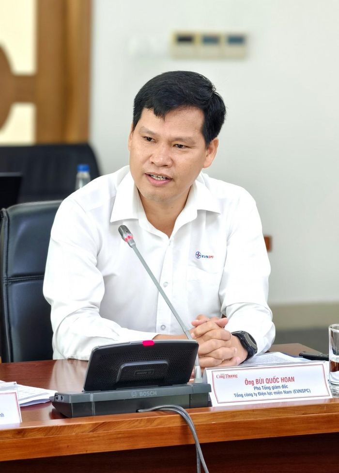 Ông Bùi Quốc Hoan, Phó Tổng giám đốc EVNSPC