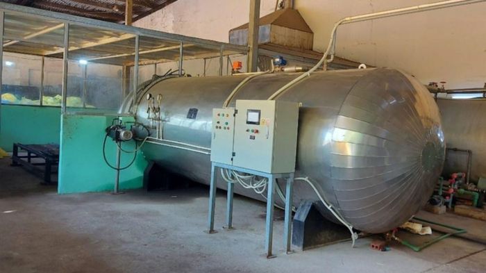 Hệ thống xử lý rác thải y tế bằng phương pháp nhiệt ướt.