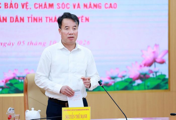 Chủ tịch UBND tỉnh Thái Nguyên Nguyễn Thế Mạnh yêu cầu Sở Y tế xác định rõ nguyên nhân những chỉ tiêu còn chậm và xây dựng giải pháp thực hiện.