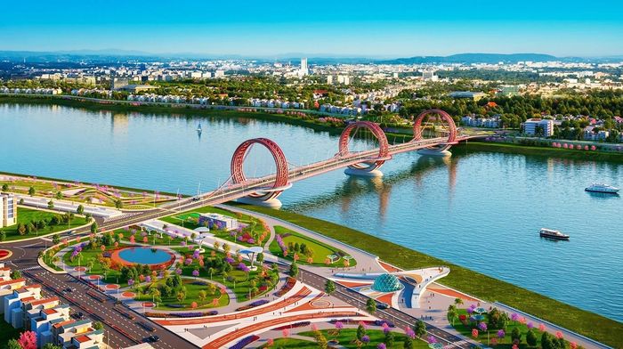 Phối cảnh cầu Trà Khúc 1