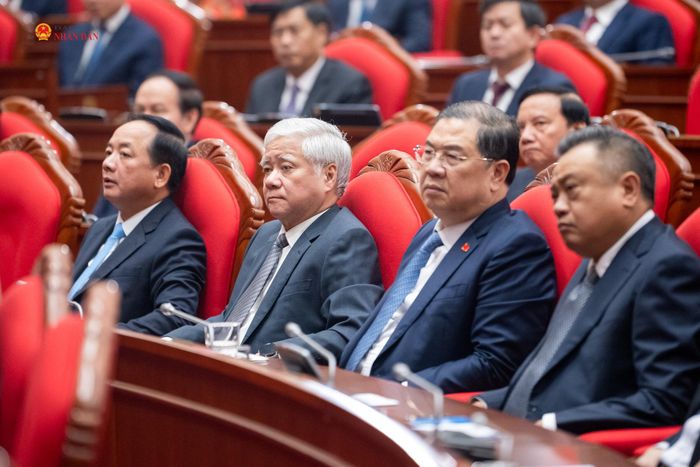 Các đại biểu dự phiên bế mạc hội nghị. Ảnh: Phạm Thắng