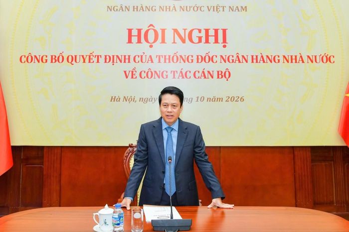 Phó Thống đốc Phạm Tiến Dũng phát biểu giao nhiệm vụ tại Hội nghị