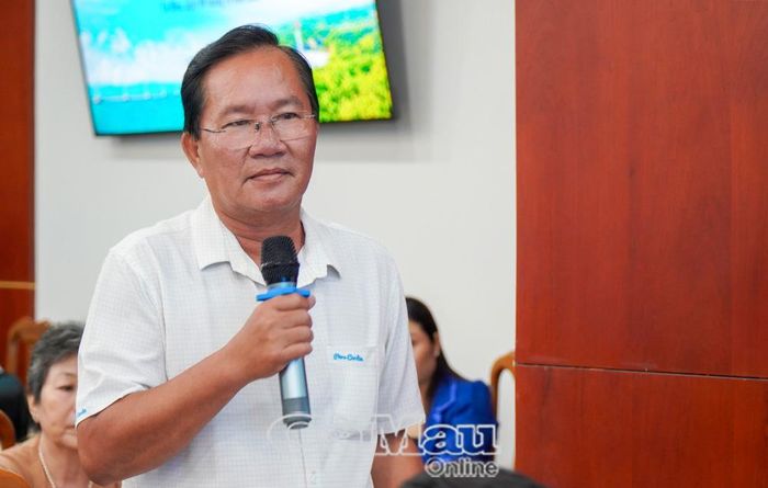 Ông Nguyễn Văn Ngoan, Chi hội Nông dân Ấp 2, xã Gành Hào, kiến nghị tỉnh có giải pháp và nguồn lực ưu tiên nâng cấp hạ tầng trong giai đoạn tới nhằm giảm chi phí logistics, gia tăng giá trị nông sản cho nông dân.