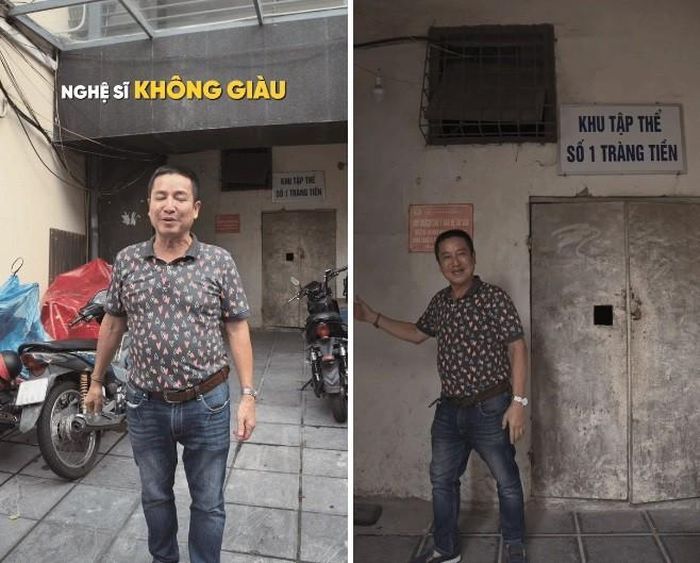 Phần lối đi đã xuống cấp tại căn nhà cũ. Ảnh chụp màn hình