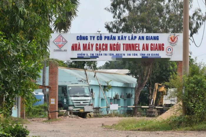 Nhà máy gạch ngói Tunnel An Giang của Công ty Cổ phần xây lắp An Giang
