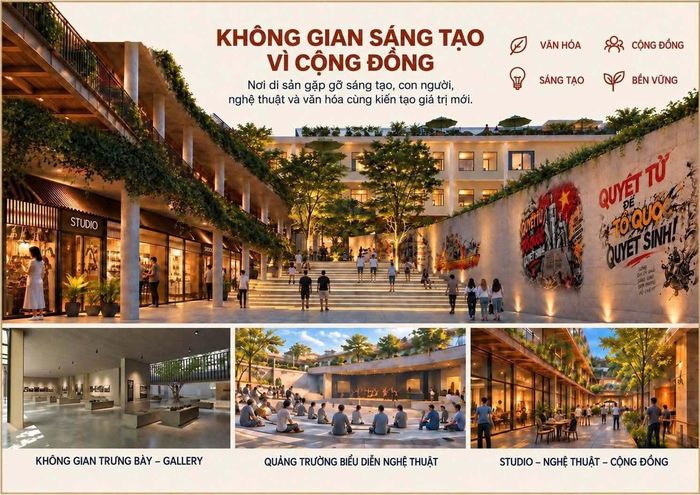 Phối cảnh không gian sáng tạo của dự án. (Ảnh: UBND phường Hoàn Kiếm)