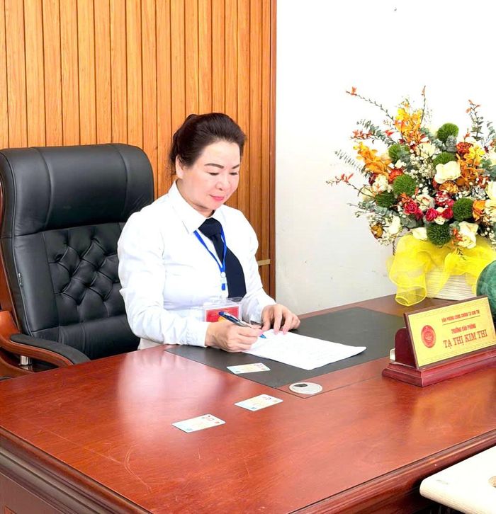Trưởng Văn phòng công chứng Tạ Kim Thi - Tạ Thị Kim Thi. Ảnh: Đào Tuyết