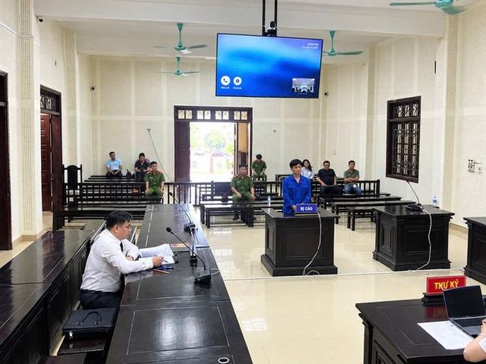 Bị cáo tại phiên tòa. Ảnh: CATP Quảng Ninh