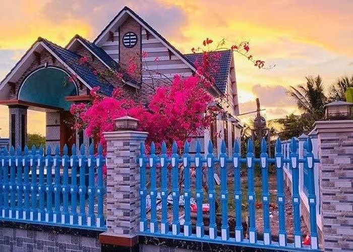 Khu biệt thự kết hợp sân vườn được Quách Ngọc Ngoan đăng tải trên trang cá nhân.