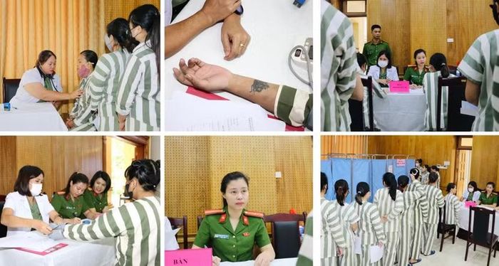 Tổ chức thăm khám, tư vấn sức khỏe miễn phí cho 53 phụ nữ đang được quản lý tại Trại
