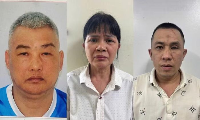 Các đối tượng Lý Hoài Nam, Nguyễn Thị Huệ, Trần Hoa Vịnh.
